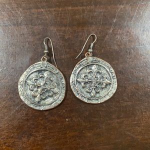 😇🪙 Faux Coin Silver earrings 🪙😇
